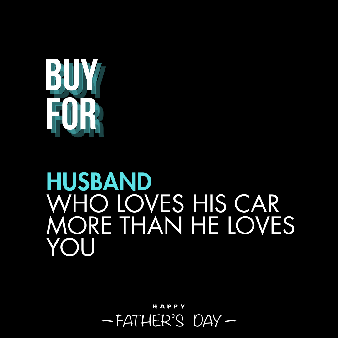 Father's Day - Gift ideas for husbands who love cars