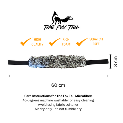 The Fox Tail - Wheel Cleaner. High-quality, rich foam and scratch-free car wheel cleaner for all car enthusiasts.